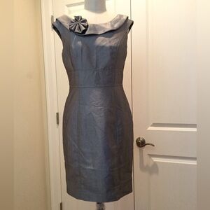 Calvin Klein Gray/Silver Dress Size 8